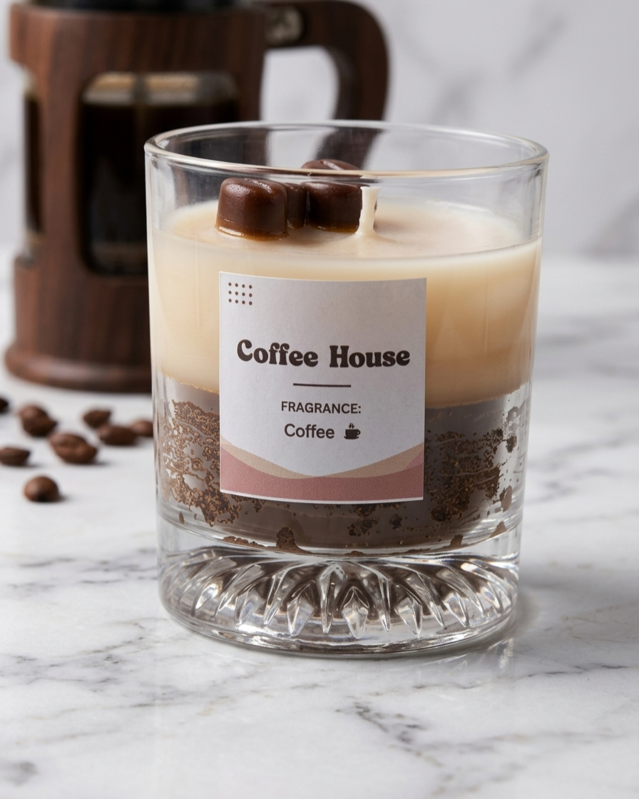 Coffee House Arabica Scented Soy Candle