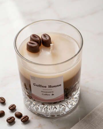 Coffee House Arabica Scented Soy Candle