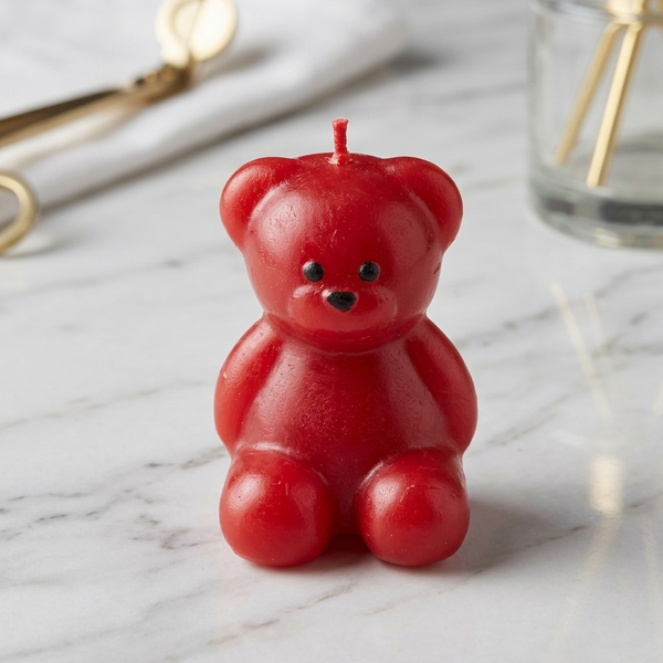 Handmade Teddy Bear Scented Candle Gift Box