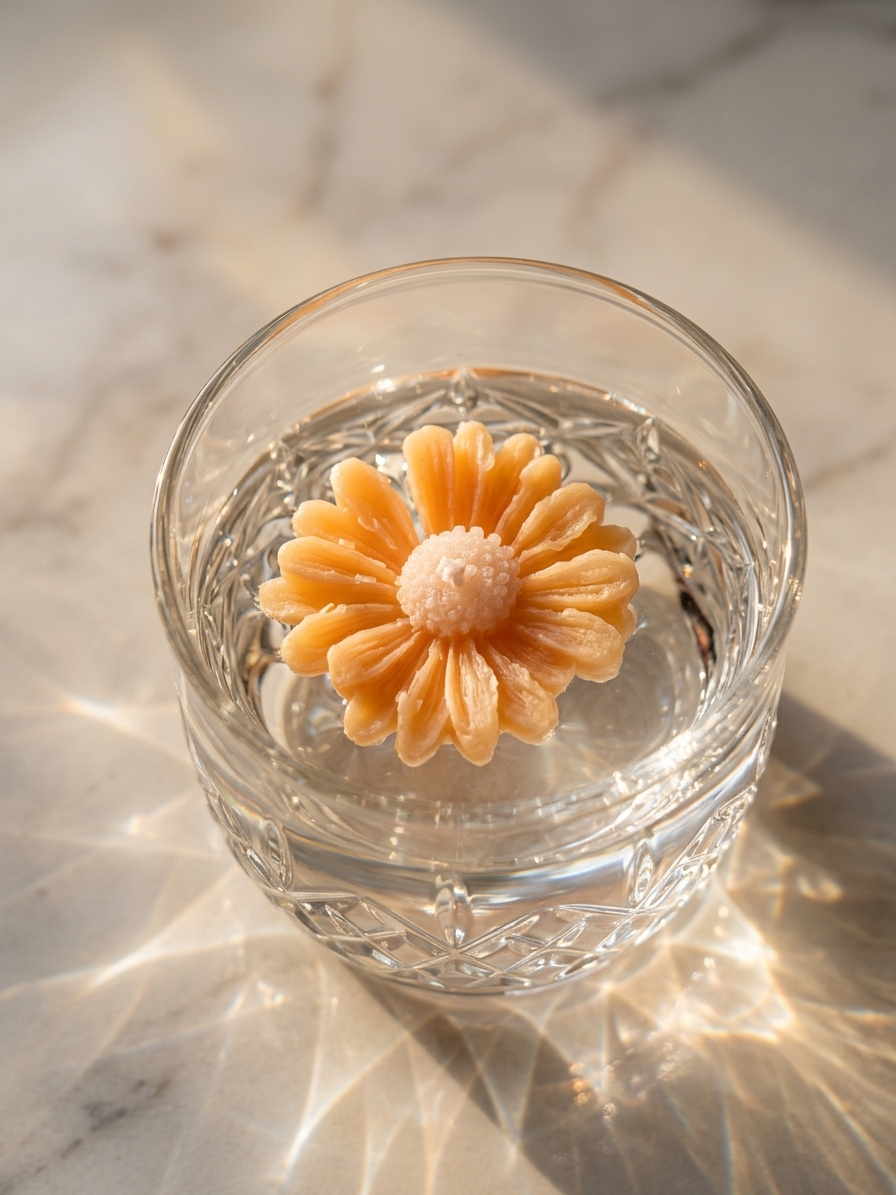 Handmade Daisy Flower Scented Candle Gift Favor