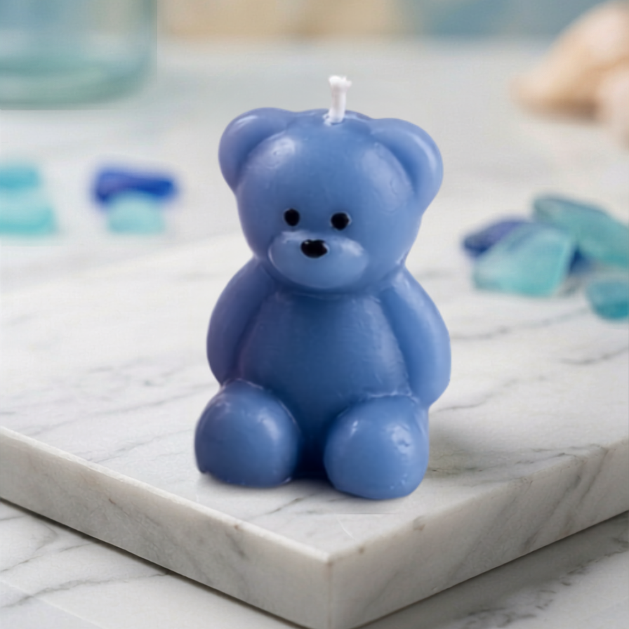 Handmade Teddy Bear Scented Candle Gift Box